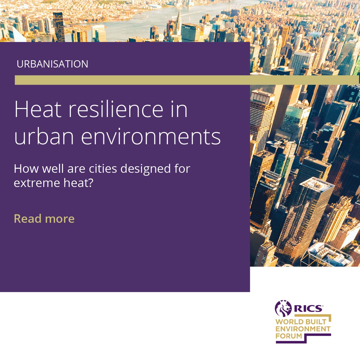 RICSnews's tweet photo. 🌡 With heatwaves becoming more frequent, #WBEF examines how can we make our cities cooler, the challenges, and solutions to soaring temperatures 👇 

https://t.co/0NRw2HLrLS

#ClimateChange https://t.co/6sjJDBn3d8