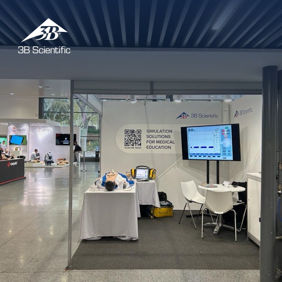3bscientific's tweet photo. [#ERC2023]Immersive healthcare innovation awaits you at the #ERCCongress in #Barcelona, #Spain - only today and tomorrow! Don't miss the chance to connect with us and get hands-on training with our award-winning ALS Manikin Atlas for a lifelike experience.

#3BScientific https://t.co/zWU7KVq0Dh