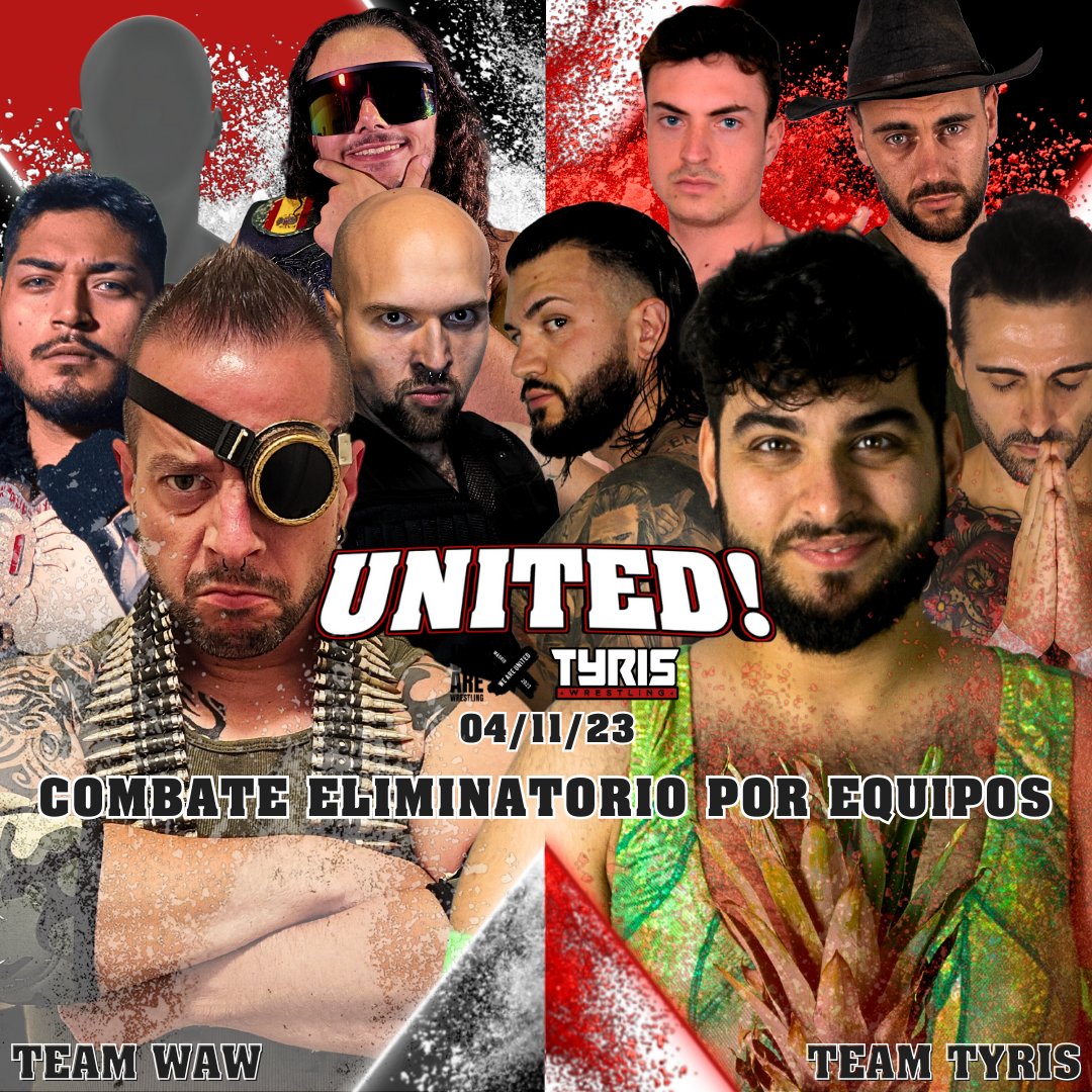 Tyris Wrestling (@tyriswrestling) on Twitter photo Un poco de competición sana no podía faltar en un evento como este 👀
¡El Tío Voro 👨🌾 & @DelaRosaMaria0 🌹 han designado a #Trashman 🗑️ & <a href="/AlbertPinyasPW/">ALBERT EL 🍍</a> 🍍 como capitanes y les han pedido que asemblen sus equipos! 🫡
En #WAWxTyrisUnited! veremos qué equipo prevalece 😉 Un poco de competición sana no podía faltar en un evento como este 👀
¡El Tío Voro 👨🌾 & @DelaRosaMaria0 🌹 han designado a #Trashman 🗑️ & <a href="/AlbertPinyasPW/">ALBERT EL 🍍</a> 🍍 como capitanes y les han pedido que asemblen sus equipos! 🫡
En #WAWxTyrisUnited! veremos qué equipo prevalece 😉