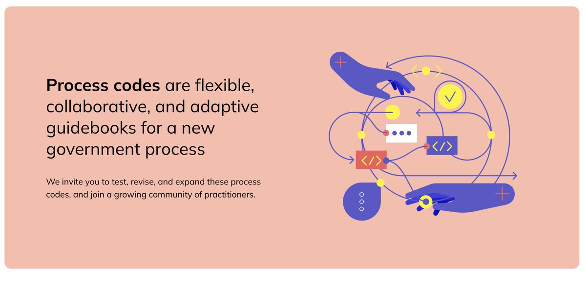 publiccodenet's tweet image. Every day, public sector employees tackle complex issues from the digital divide to extreme weather events. 🌍 New approaches to governance and public service delivery are crucial. 

Introducing the “process code”. #DigitalPublicInfrastructure  #PublicCode #OpenSource
