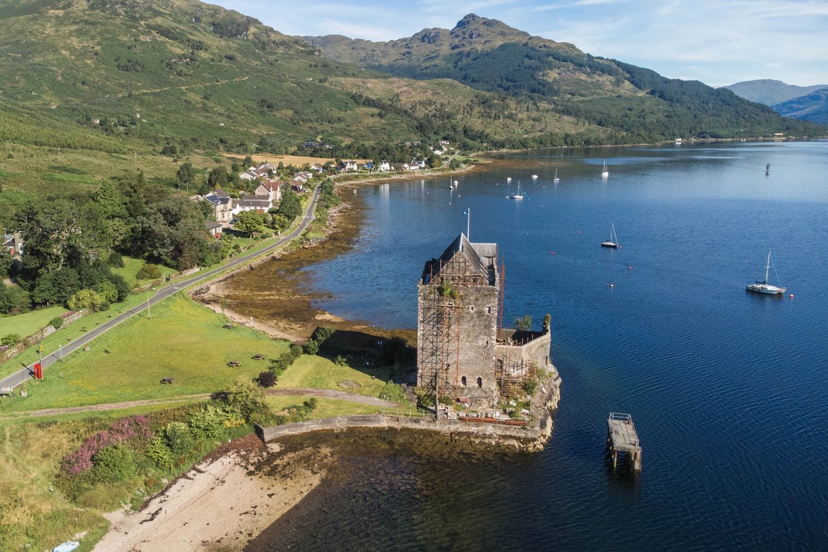 Starting work today on a website for an organisation at this amazing location. It's Carrick Castle by Loch Goil, in Argyll one of my favourite places, here are some drone pictures I captured on a recent visit #CarrickCastle #LochGoil #Argyll #WebsiteDeveloper
