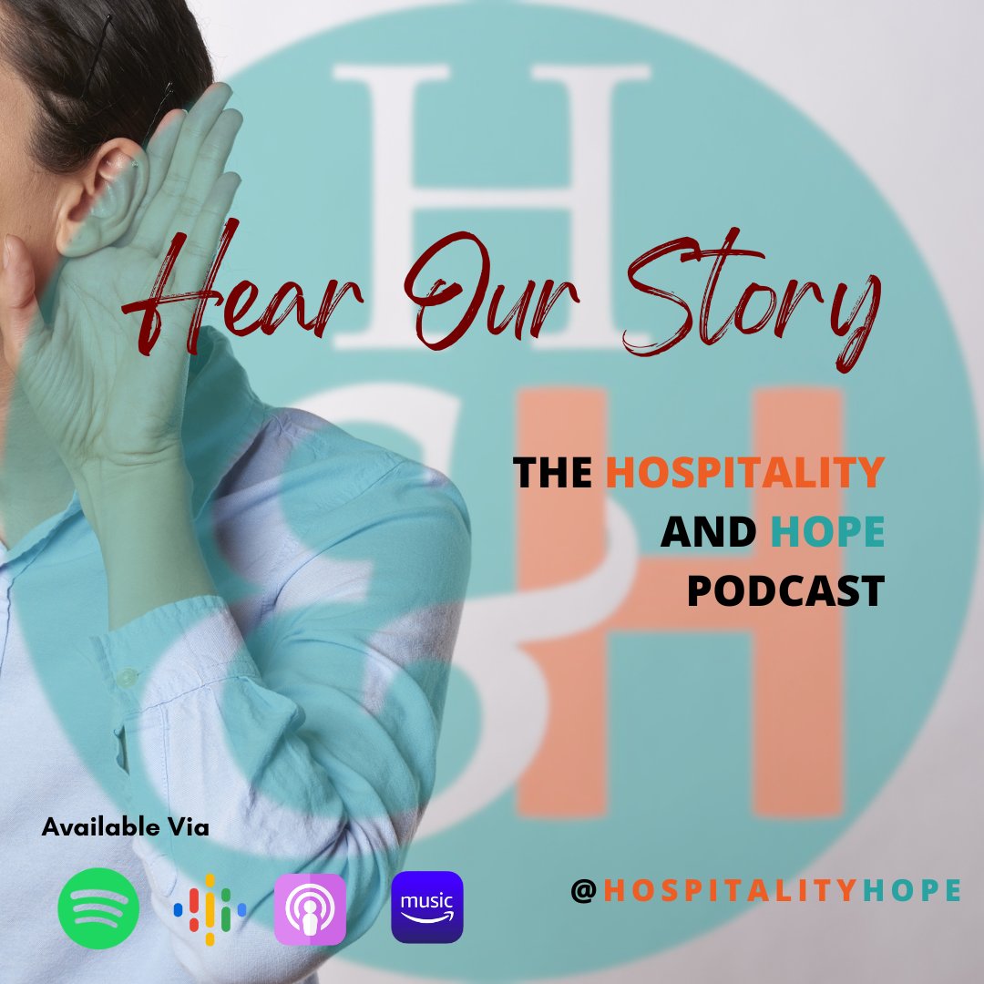 HospitalityHope's tweet photo. Did you know we have our own podcast?

Listen to 'Hear My Story' now wherever you get your podcasts. Happy Listening!

 #Podcast #HearMyStory #PodcastLife #PodcastRecommendations https://t.co/2f0ripcQoB