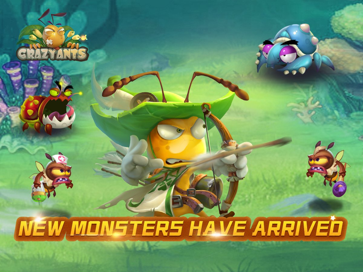 crazyantsonline's tweet photo. 🔥 New Monsters have emerged in Blue Reef!!

🎉 RT & Like to join a Crazy Ants Pet NFT Giveaway, 72 hrs! (Worth 15 $MATIC)

💥 A surge of ants capturing pets underground led to an energy field explosion, resulting in the emergence of the new monsters and a new area in the Blue Reef called "Valley of Darkness"!

🎮 Update Log:
1⃣ New Monster & "Valley of Darkness" were added, and special abilities were updated for monsters in Silent Forest & Blue Reef.
2⃣ "Lucky Star" (enhancement protection) & "Challenge Medal" (free Anthill Arena matches) are obtainable from Anthill Arena & defeated monsters in Blue Reef.
3⃣ Anthill Arena awards have been adjusted (Effective starting Nov 6, 2023).

#NFTs #GameFi #Polygon #cryptocurrency