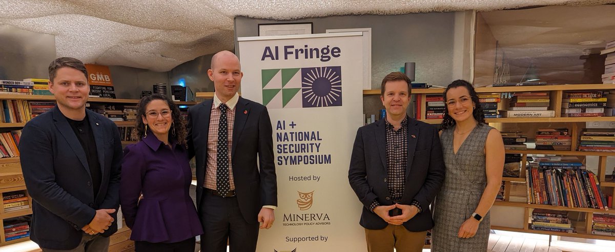 Thoroughly enjoyed our #AIFringe discussions about safeguarding AI-enabled capabilities to engineer living systems with @AnthropicAI's @mlfavaro, @Ginkgo's @mattmcknight, and @GryphonScientif's Ryan Ritterson - organized and excellently moderated by @KevinAllison.