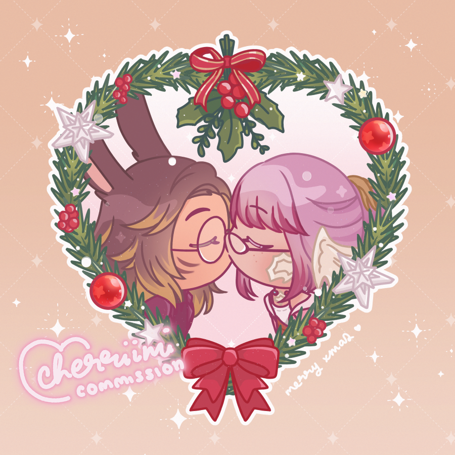 「thinking of opening these YCH c0mms agai」|𝙖𝙧𝙞𝙨𝙖 🐱🍒 cf16 G27-28のイラスト