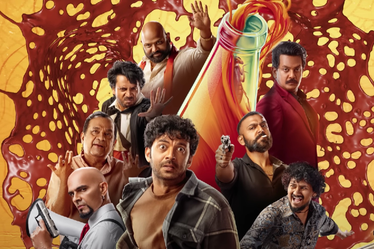 thenewsminute's tweet photo. #KeedaColareview Tharun Bhascker’s film is occasionally funny, but that isn’t enough

Despite its short runtime of just 120 minutes, ‘Keedaa Cola’ is too laboured, writes @sowmya_rajen 

Read the full review here: https://t.co/JdYDRWX2nG https://t.co/iUTv42j5TE