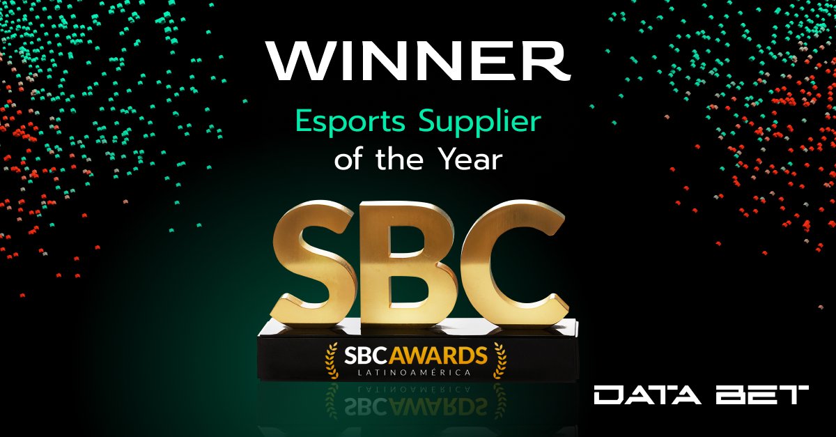 DATA.BET secures 'Esports Supplier of the Year' at SBC Awards Latinoamérica! 🥇 #SBCAwardsLatinoamerica #Esports #DATABET