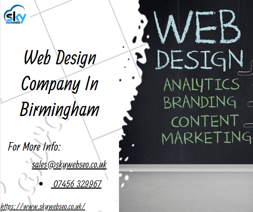 skywebseo's tweet image. Leading Web Design Company in Birmingham | Expert Website Development
Read More: skywebseo.co.uk/web-design-com…
#webdesigncompanyinBirmingham #webDeveloperBirmingham #Webdesignagency #WebdesignersinUK #SEOagencyBirmingham #OpaceWebDesign