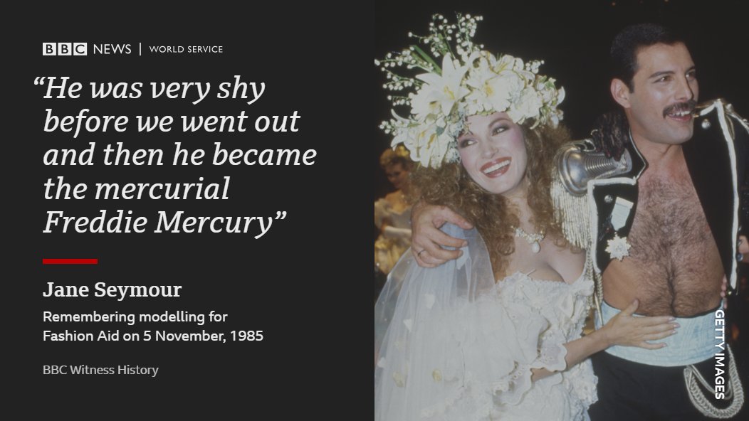 Josephine McDermott (@jomcdermott) on Twitter photo Jane Seymour recalls taking to the catwalk as Freddie Mercury's bride <a href="/bbcworldservice/">BBC World Service</a> #WitnessHistory
bbc.co.uk/sounds/play/w3… Jane Seymour recalls taking to the catwalk as Freddie Mercury's bride <a href="/bbcworldservice/">BBC World Service</a> #WitnessHistory
bbc.co.uk/sounds/play/w3…