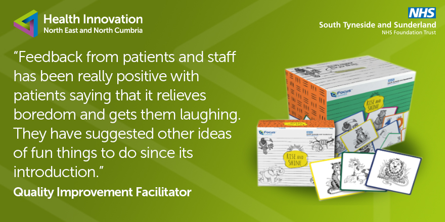 A new board game called Rise and Shine has been produced to aid people in care homes &amp; hospitals. The idea and illustrations for the game were created by the internationally renowned South Shields artist Bob Olley

Read more ⬇️ <a href="/STSFTrust/">South Tyneside and Sunderland NHS Foundation Trust</a> <a href="/RI_STSFT/">South Tyneside & Sunderland Research & Innovation</a>
bit.ly/3Shnrqi