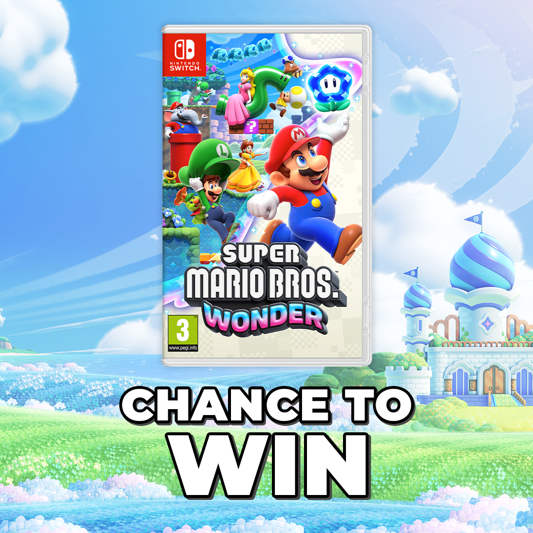 #WIN a copy of Super Mario Bros. Wonder! 🍄

To enter:
👍 Like this post
👨‍🔧 Tag a friend
🙌 Follow us!

T&amp;Cs apply 👉 bit.ly/40jLWFt
Ends: 11:59am BST 10/11/23