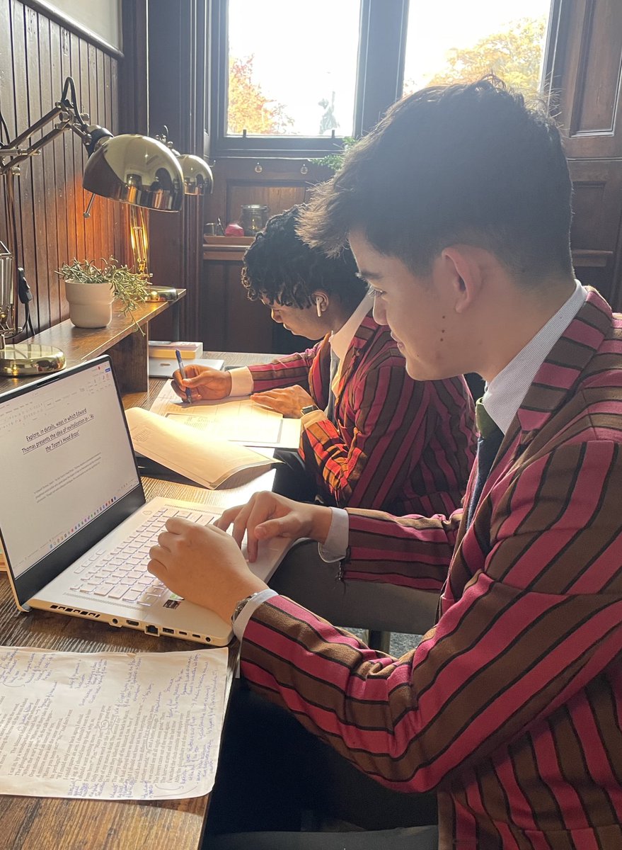 The newly refurbished History Hub has been put to excellent use by the Lower Sixth this week <a href="/FettesLearn/">Fettes Learning</a>