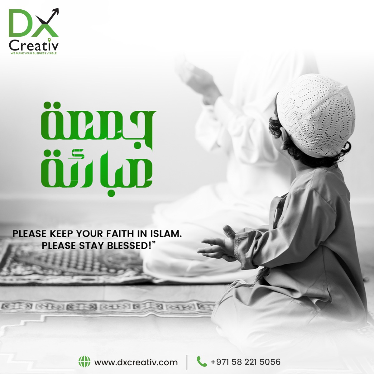 DxCreativ's tweet photo. 🕌✨ As another Friday dawns, let's remember to keep our faith in Islam strong and unwavering. May our hearts be filled with blessings and our days with peace. Jumu'ah Mubarak to all! 🙏🌟
-
-
-
#FridayBlessings #faithinislam❤ #facebookads #DigitalMarketing #JummahMubarak #uae https://t.co/XFZfGHJ1Vu