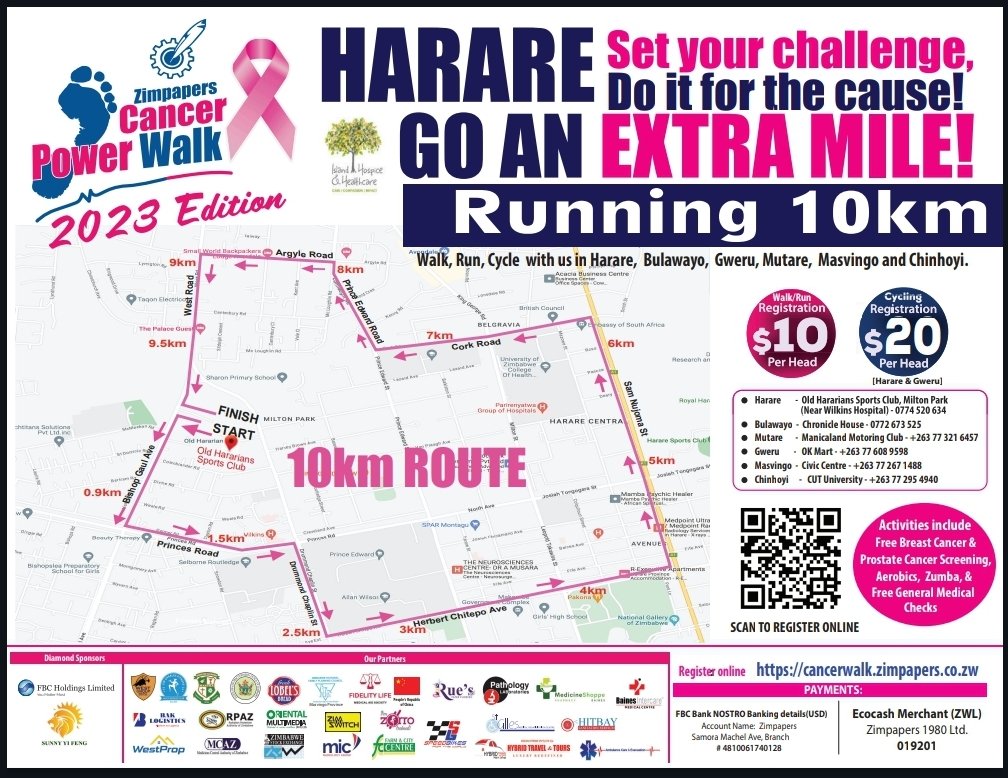 SundayMailZim's tweet photo. Zimpapers #CancerPowerWalk routes
@pauline_matanda @Zimpapers2 https://t.co/HsBMW1RBcf