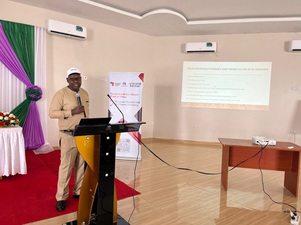 'Tanzania is among the top 10 countries in Africa in terms of the occurrence of natural disasters related to climate.'
Prof. Abel Kinyondo
#ClimateFinancing
#TaxJustice