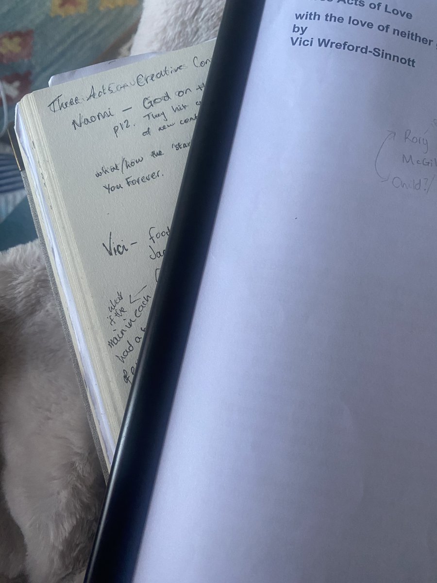 Yesterday was one of those lovely days of lots of parts beginning to come together for #ThreeActsOfLove @LiveTheatre . Words from @viciws, @NAnarty & @tantaloupe combined w/ beautiful sounds from @melostme . Rehearsals start Monday & I can't wait! Join us: bit.ly/3Acts