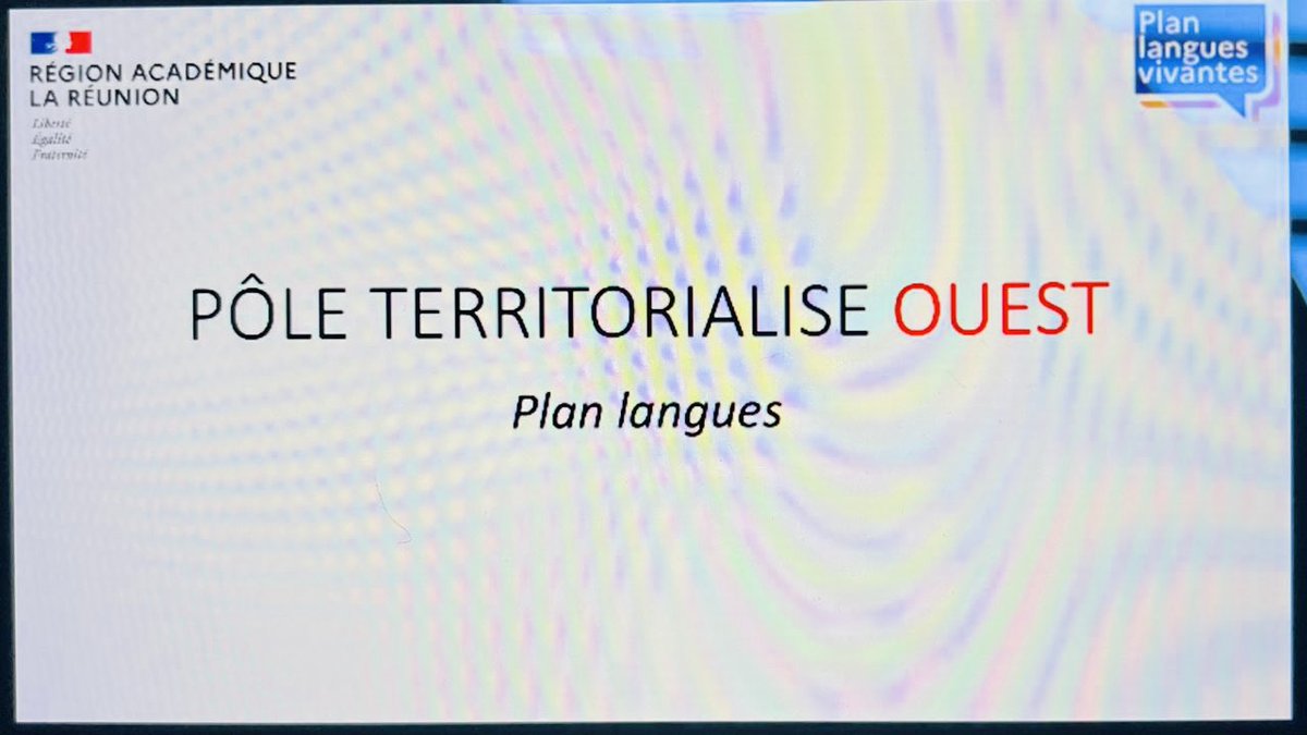 CTegali's tweet photo. Plan langues : Pôle territorialisé ouest : Les réalités des micro territoires au cœur de la réflexion des cadres école-collège-Lycée pour la cohérence  des parcours renforcés en langues étrangères et régionales : du bilinguisme vers le plurilinguisme. @pf_mourier @IsabelleLeguy https://t.co/q6pDxO4ZdI