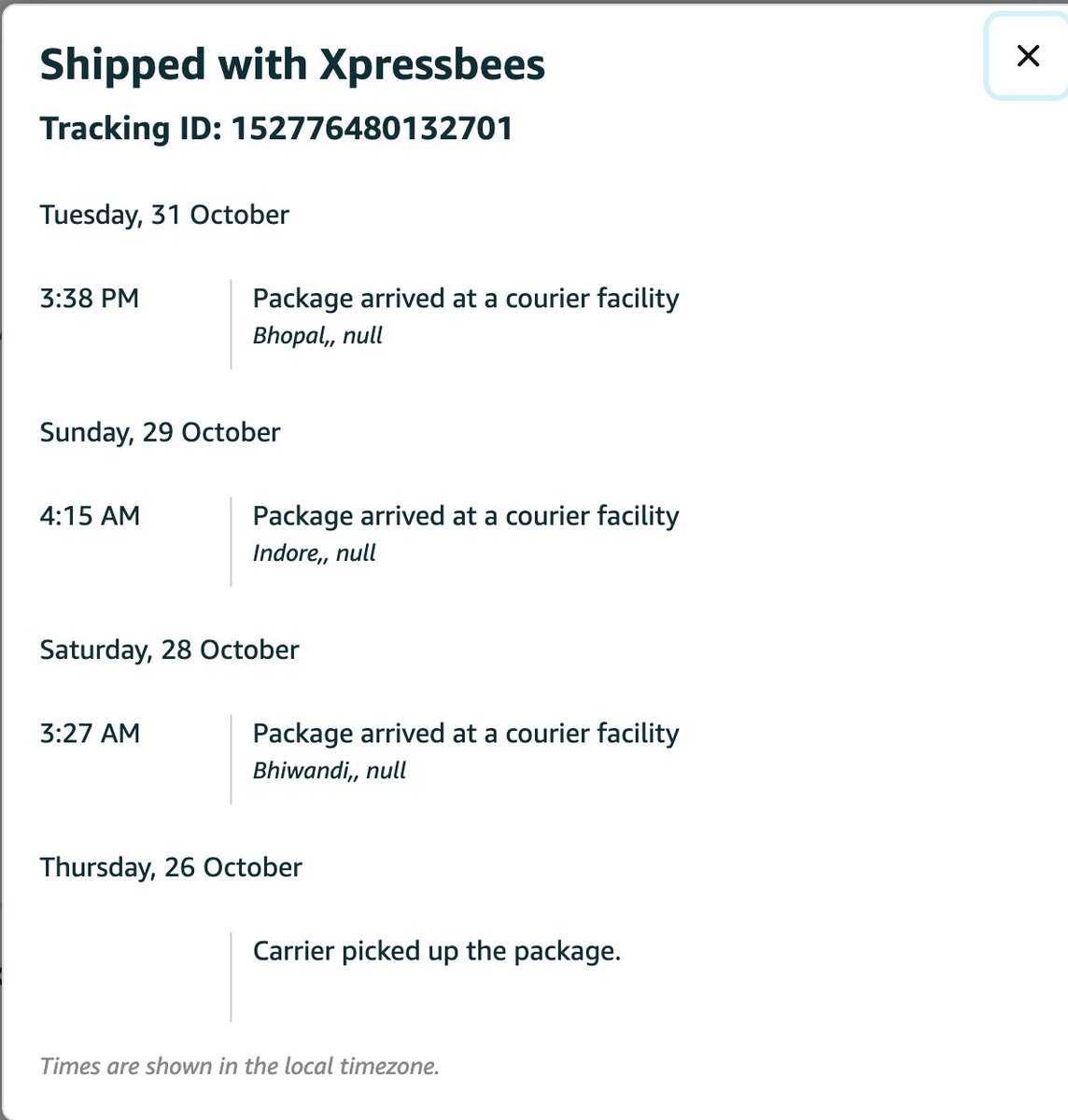 adeshraj266's tweet image. @WakefitCo @amazon @amazonIN @AmazonHelp @XpressBees_IN @Xpressbees35571 

You guys asked me to place the order again but this one is also stuck at bhopal hub. What's wrong with you guys? If you guys are not providing me any resolution I will start posting the call recordings.