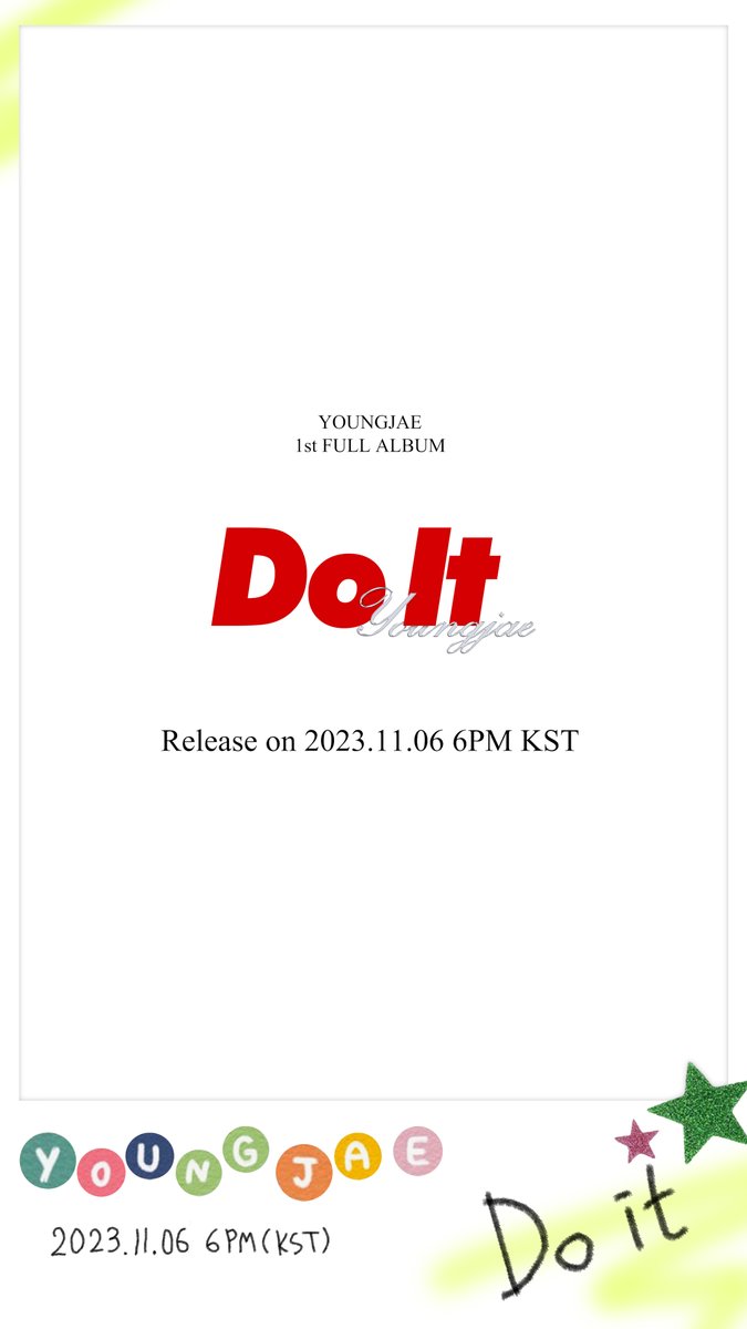 영재(Youngjae) 'Do It' Lyric Teaser 📽 youtube.com/shorts/ThxPugS… 영재(Youngjae) 1st Full Album 'Do It' 2023.11.06 6PM (KST) #영재 #YOUNGJAE #DoIt @GOTYJ_Ars_Vita