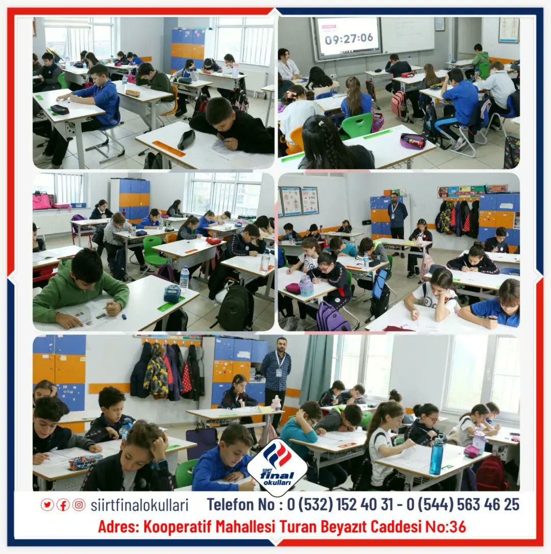 siirtfinal's tweet photo. Türkiye Geneli Final 1.tarama denemesi  tüm ortaokul kademesinde uygulandı. https://t.co/wsetaxzIhm