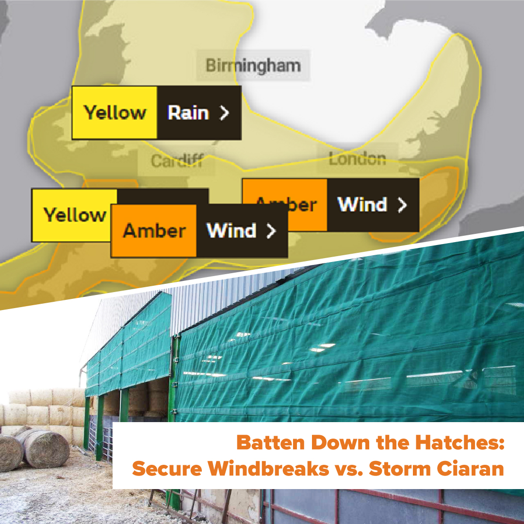 Protect your livestock from Storm Ciaran's wrath with Secure Windbreaks – the ultimate solution for weatherproofing your buildings and sheds. Don't wait, safeguard your livestock and storage spaces now!
silostop.com/blogs/news/bat…
#SecureWindbreaks #WeatherProtection #FarmSafety