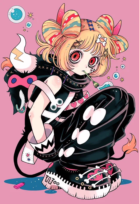 AIR BUBBLE𓈒𓂂𓏸(※過去絵) ちょっとだけ微調整してみました...