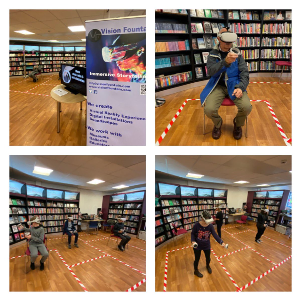 VisionFountain's tweet photo. Thank you for having us at #ZenFest @RiscaLibrary yesterday. Big thanks to @CCBCarts for inviting us to Zen Fest. We had an amazing time to engage community with our VR experiences.
#communityengagement #VirtualReality https://t.co/cl9PKLL10M