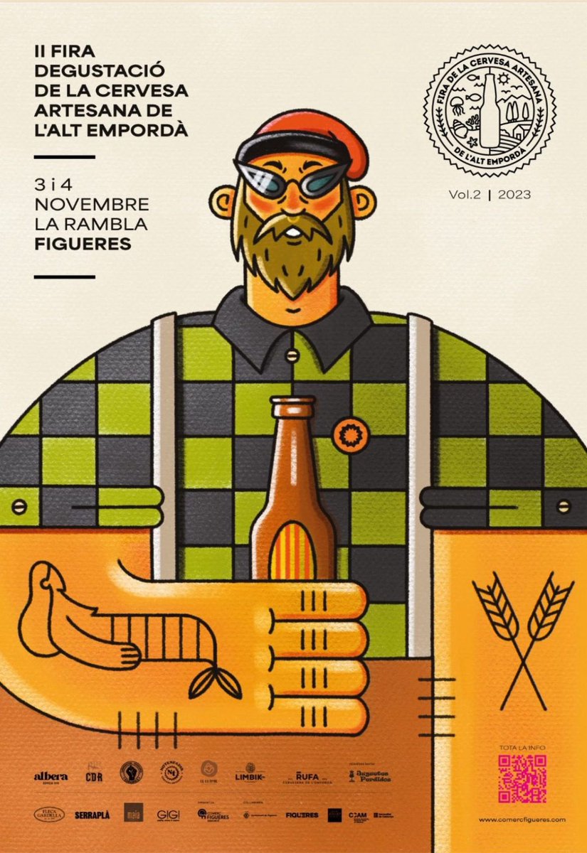 visitfigueres's tweet photo. 🍻Arriba a a la Rambla de #Figueres la segona Fira Degustació de la Cervesa Artesana de l’Alt Empordà  

🎺Actuacions musicals, tastets temàtics i molt més!

🕔Avui divendres de 17h a 22.30h
🕚Demà dissabte de 11h a 14h i de 16h a 22.30h https://t.co/uHMldkVWWV