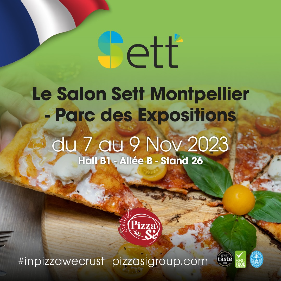 Here's another chance to come and day Ciao to @pizzasi_france ! 

📅 Join us from November 7th to 9th at @salonsett
📍Located at Parc des Expositions de Montpellier

Discover how our award-winning pizza bases and solution can boost your business.