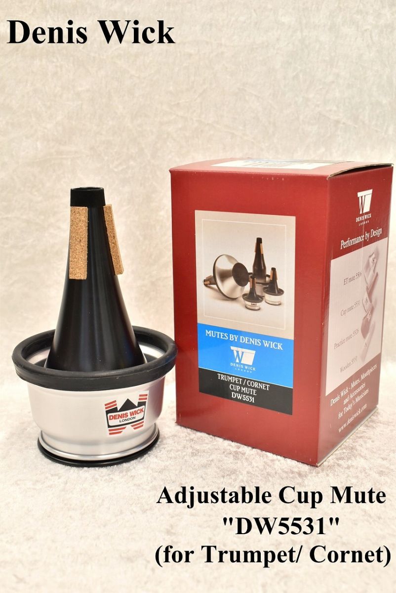 kurosawawind_YH's tweet image. 【Denis Wick Adjustable Cup Mute &quot;DW5531&quot;】
《在庫有！》

コルク調整不要の便利ミュート😆
複数の楽器をお使いの方やPA有の環境下が多い方におススメ🫡

商品ページはこちら↓
shop.kurosawagakki.com/items/2852009

＃デニスウィック　＃カップミュート