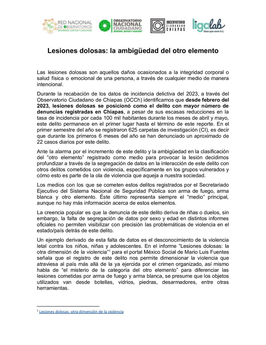ObservatorioCCH's tweet photo. #OCCh| 3 de cada 4 niñxs en el mundo de 2 a 4 años sufren castigos físicos y psicológicos de sus padres/cuidadores
Conoce más sobre la relación entre lesiones dolosas y la violencia contra NNAs, en "Lesiones dolosas: la ambigüedad del otro elemento" aquí👉 https://t.co/psciM4rdDm https://t.co/PrEy8w7NTV