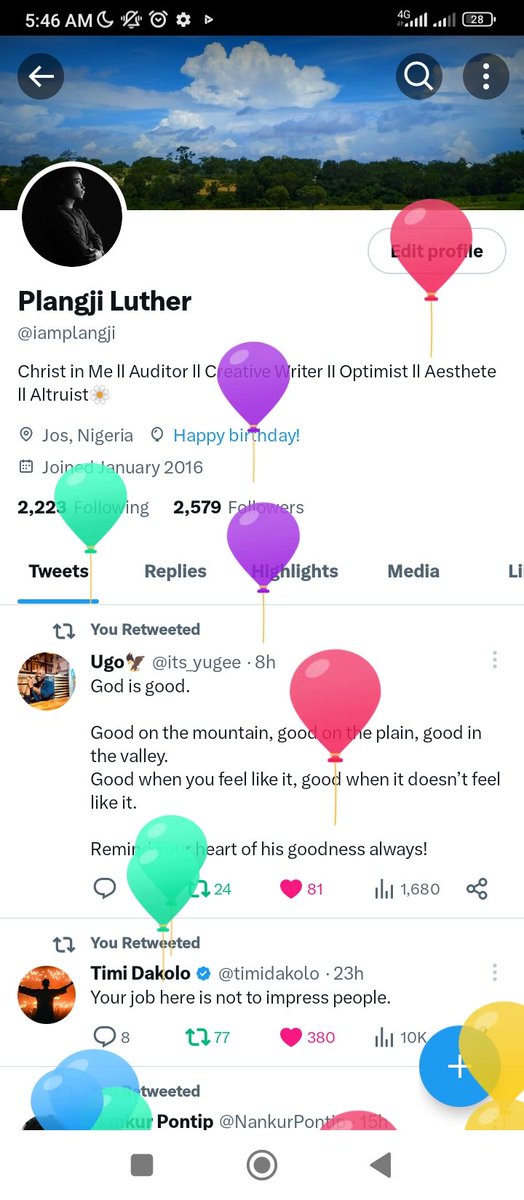 iamplangji's tweet image. The Anchor that holds me, I say thank you for the gift of Life.

Happy birthday to Me 🥂

#GratefulHeart  #HappyBirthday  #3rdNovember