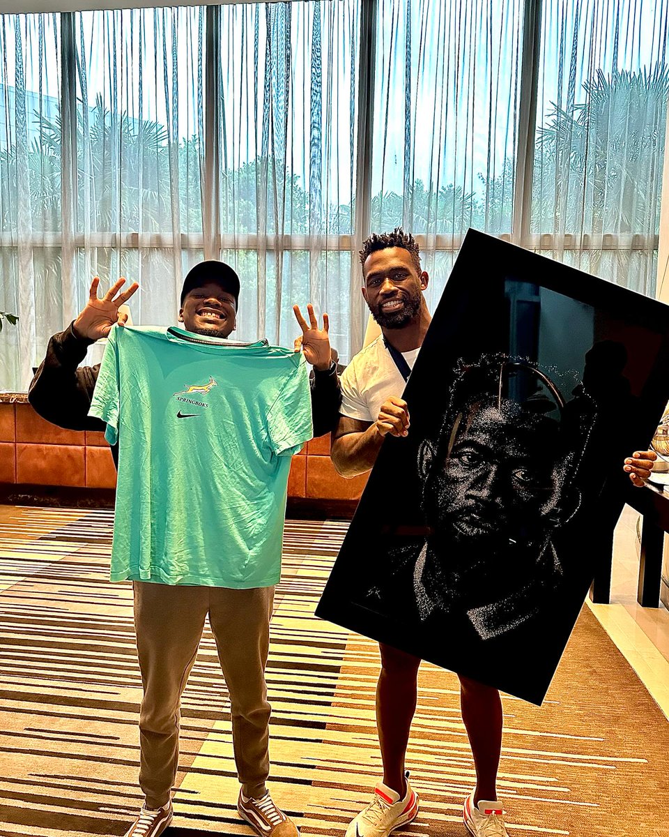 MDNnewss's tweet photo. SK Original hand Siya Kolisi his portrait.🔥 https://t.co/OADgWCWII7
