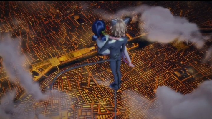 Yanlinette's tweet image. Está escena de el Marichat debajo de la luna en lo alto viendo la ciudad de París a la luz de la noche 😍

¡Esa vista espectacular dios mío!

💘𝑀𝐴𝑅𝐼𝐶𝐻𝐴𝑇💘

#MLB #MLBS5 #MLBS5Spoilers #MiraculousSeason5  #MiraculousNews #Marinette #Adrien #Ladybug #CatNoir #Marichat