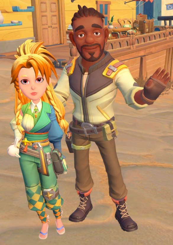 GundamMistress's tweet photo. #Justice looks great in his #CivilCorps alt outfit colors too❤️🔥
Hey Pathea...where's the #Builder's alt Corps outfit?? Can we get the one from the #Portia DLC pack revamped?? The #Sandrock Deputy outfit rocked🥺LOVED the hat/hairstyle too!
#MyTimeatSandrock #SandrockFullRelease https://t.co/RgVmNya3nl