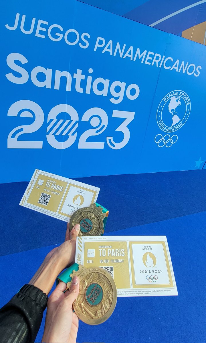 ✅️ Primer oro Panamericano en la historia de nuestro deporte y plaza Olímpica para <a href="/Paris2024/">Paris 2024</a> 🥇
Cuando dije que sentía que algo me faltaba por hacer, no estaba equivocada 🔥 <a href="/JoanaJimenezMX/">Joana Betzabe Jimenez OLY</a>  lo hicimos 🤜🏻🤛🏻