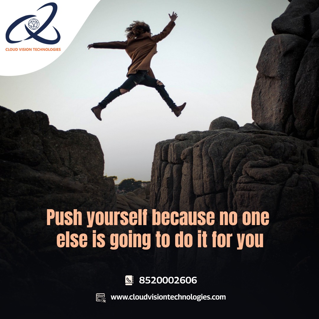 Cloud__vision's tweet photo. Push yourself because no one 
else is going to do it for you

#motivation #career #motivationalquotes #skill #cloudvisiontechnologies #softwarecourses #Awscloud #jobguarantee #mastersinuiux #mastersinnetworking #launching #jobguaranteeprogram #classroomtraining https://t.co/gKD8umr8D9