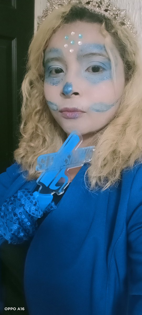 YerinteukSun's tweet photo. Día de muertos Estilo ELF 💙 El azul es un color único quería que vieran que el dia de muertos es una gran traición 

#CATRINELF
#SUPERJUNIOR
#18thanniversary 
#1ts8lue https://t.co/HFqMkLPJ4e