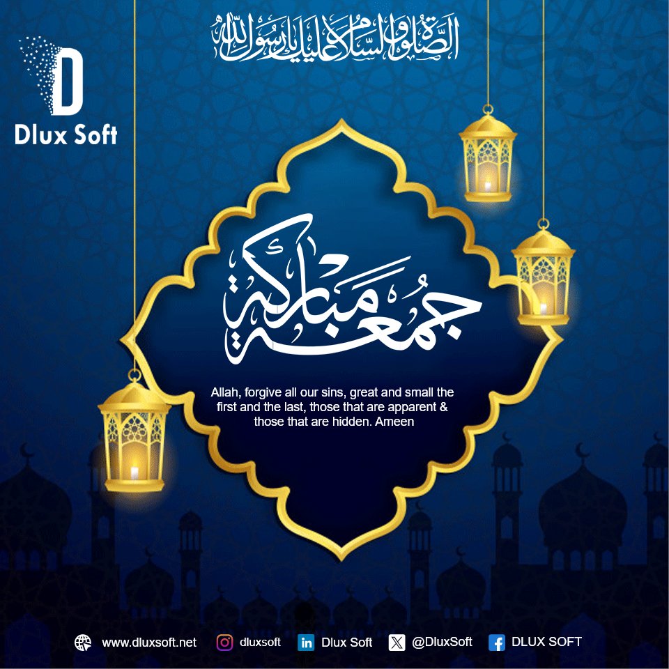 DluxSoft's tweet photo. Happy Friday

Friday is a day to refrain from worldly distractions and focus on connecting with Allah. On Fridays, Muslims gather in the mosques to seek Allah's forgiveness and blessings.
#dua #islam #happyfriday #droodshareef #ALLAH #happy #sunnah #fragnance #prayers #dluxsoft https://t.co/T8L8ID2BsU