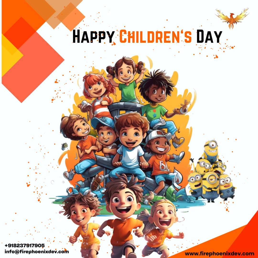 Firephoenix_dev's tweet photo. 🎈 Celebrate the joy and innocence of childhood on this special Children's Day! 🌟Let's create memories, learn, and play together! 🎨 Happy Children Day! 📚

#firephoenixdev
#childrensday 
#childhoodmemories 
#futureleaders 
#joyfulmoments 
#nurturingdreams 
#14november https://t.co/0jBqDg4Zf0