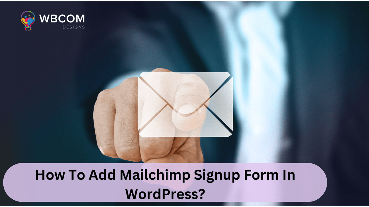 techwizw's tweet image. How To Add Mailchimp Signup Form In WordPress?
Visit at: wbcomdesigns.com/how-to-add-mai…
#addmailchimpsignupform #signupform #signup #wordpress #mailchimp #webdesigns #webdevelopment #addmailchimp