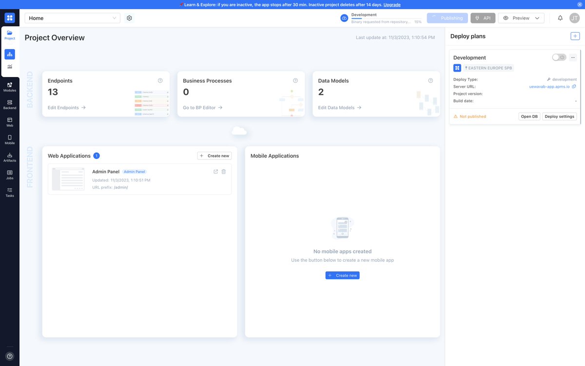 talenodigital's tweet photo. Oh so this is the @appmaster_io UI builder. 😮
It looks beefier than other #nocode tools I've tried. 💪
I feel like #appmaster is a complete IT department. 🤓
Check it out at https://t.co/zqlBxQbdtO #buildinpublic https://t.co/frqHAE9bzF