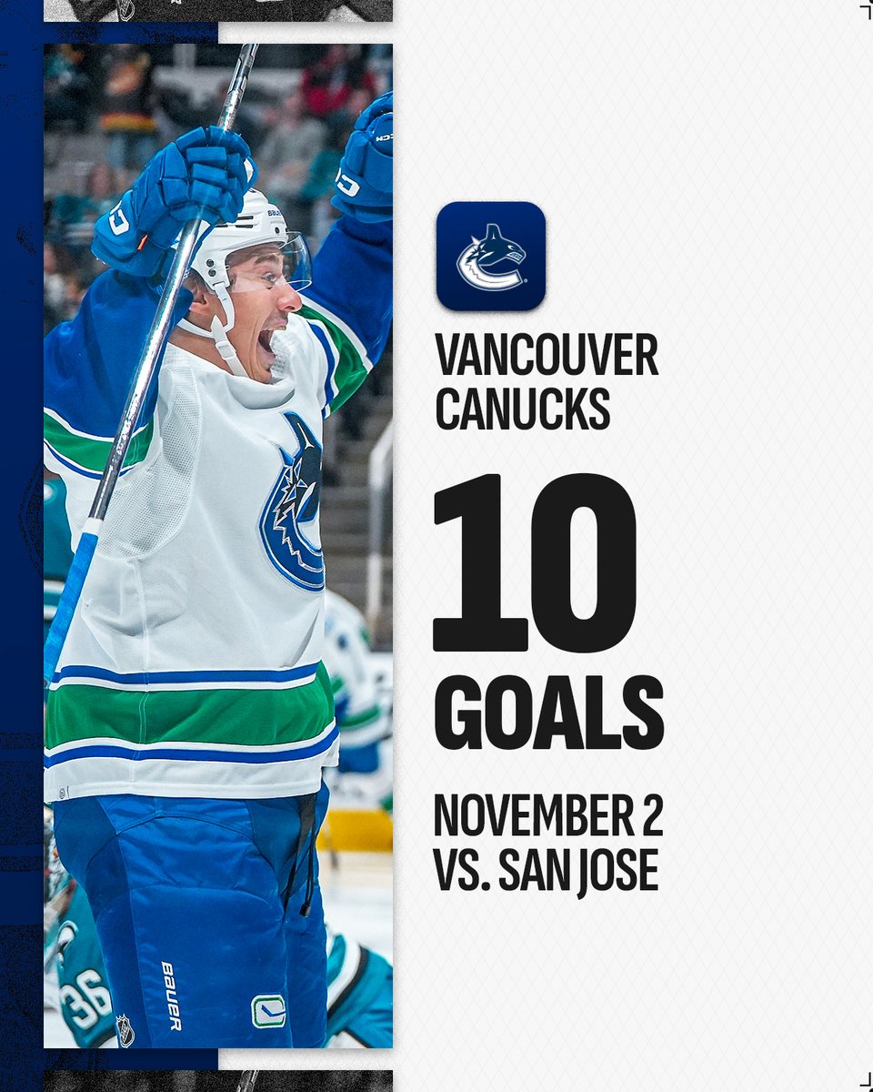 Yeah... the <a href="/Canucks/">Vancouver Canucks</a> came to play tonight. 🔟