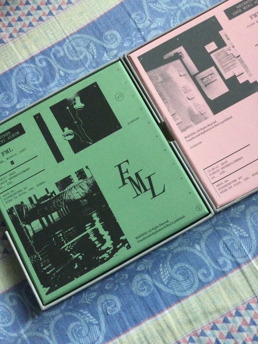 everywoniu's tweet photo. wts lfb seventeen svt ph 

— svt fml unsealed albums

☺︎ ₱280 each, ₱800 if set
☺︎ complete inclusions except pc
☺︎ 3 versions are available 
☺︎ prio set taker
☺︎ mod: Gcash
☺︎ mop: J&amp;T

🏷️ wts lfb ph seventeen svt fml unsealed album https://t.co/H0vOdpevGz
