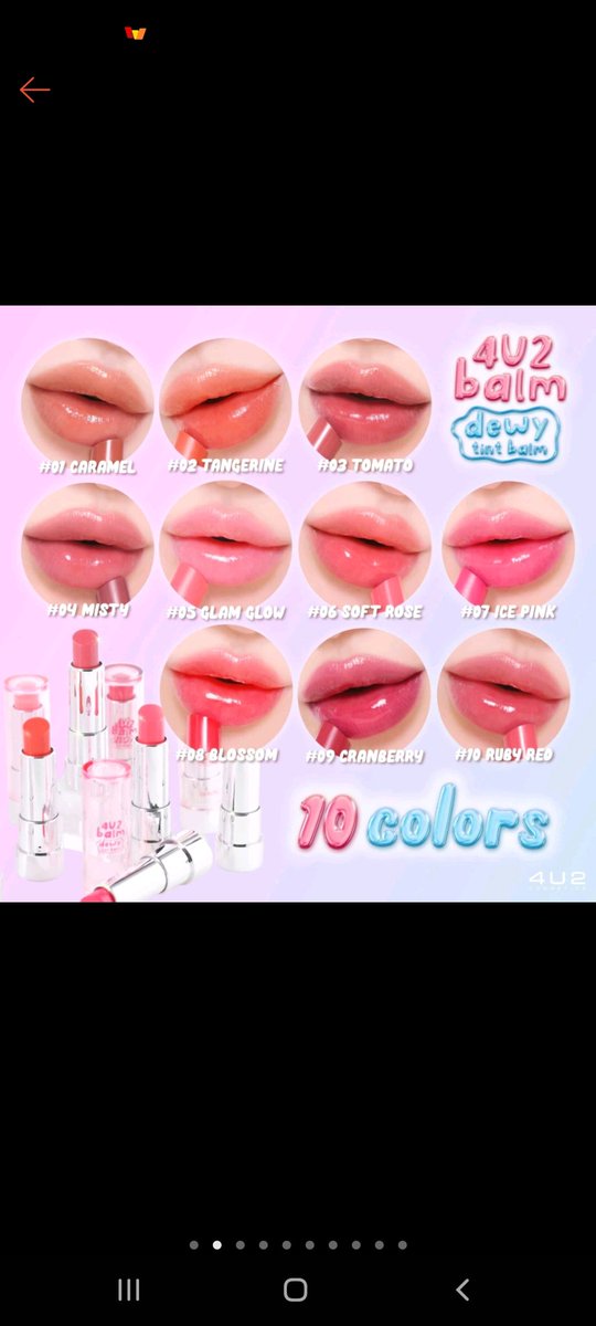 JSoikaew's tweet photo. ลิป 4U2 รุ่นใหม่ สีสวยมาก ส่วนตัวชอบสี 10 น่ารัก ทาเป็น everyday look ได้🥰
#4U2 #lipstick #balmdewy #tint
https://t.co/MA2fO9pvpq https://t.co/ETdU0m0vyG