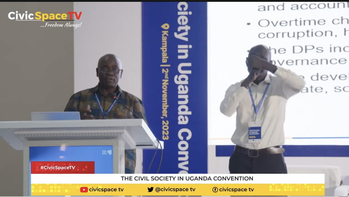 SarahBireete's tweet image. ICYMI: Guest of Honor Speech by @otafiire_k, Key Note Address by @FredMuhumuza8 and panel discussion with Steven Okello from @NGObureau, @druhweza, Sheila Nshemwreirwe from @PSF_Uganda and @SarahBireete 👇

#CSOConvention2023 youtube.com/live/yFP7avDYG… @CivicSpaceTV @giz_uganda