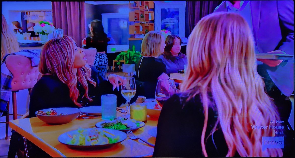 stanleymwc's tweet photo. Mary is like those #freeloaders who go on #Tinder dates because they're hungry... #togobox #freefood #RHOSLC https://t.co/bg3CI0PclB