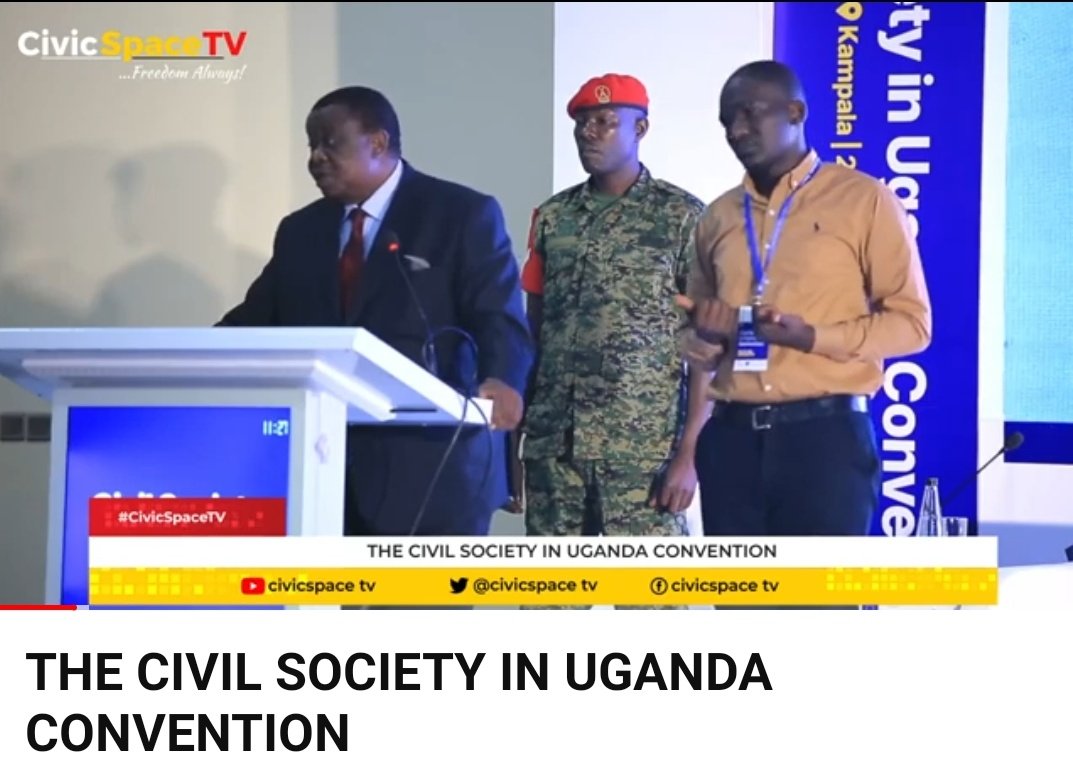 ninyesigar's tweet image. &quot;I know, understand and appreciate  the CSOs&apos; intrinsic capacity to drive change&quot; - Gen. Kahinda Otafiire 

#ChangeMakers 
#GameChangers 
#CSOConvention2023