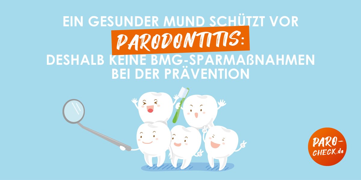 zaekmv's tweet photo. #Parodontitis ist nicht nur eine Frage guter Zähne. Aber ein gesunder Mund schützt vor Parodontitis. Statt immer mehr #Sparmaßnahmen vom @BMG_Bund: #Gesamtgesundheit durch gute #Behandlung! https://t.co/9PoH1t0qJL