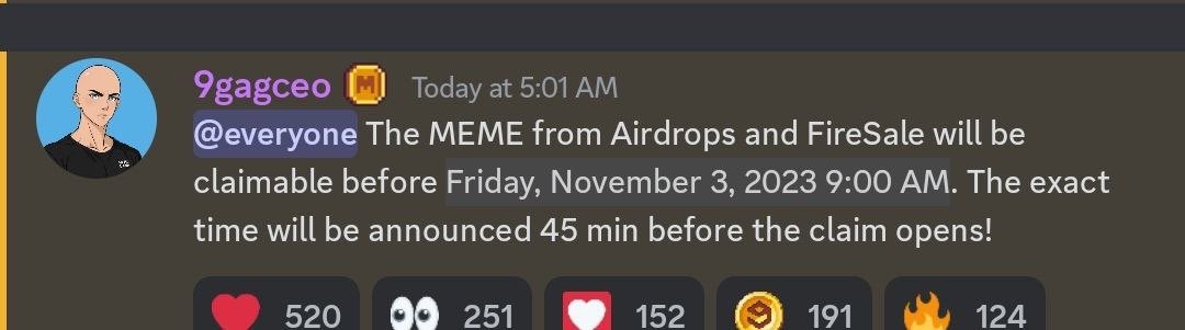 Wake up to goodnews that today is our cash out day from $Meme. 

The total value staked just to farm $Meme on Binance is crazy. 

I am predicting a $1b MC for this week and airdrops worth $10000 minimum each for everyone. 

Crypto always pay those who are active.
